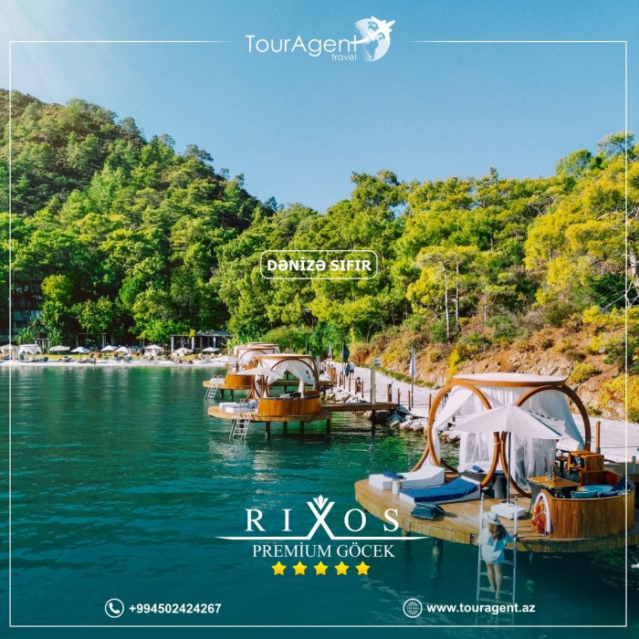 Rixos Premium Gocek 5* otelində lüks və dəbdəbəli istirahət sizi gözləyir! - 2