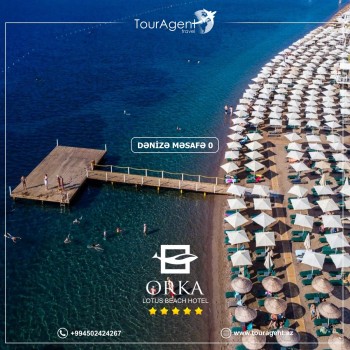 Marmarisin ən çox sevilən otellərindən olan "Orka Lotus Beach"