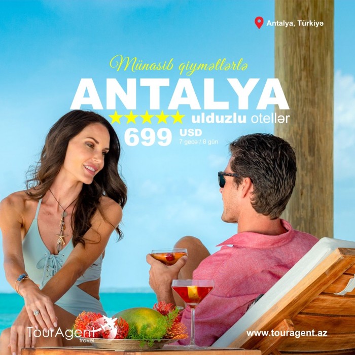 Münasib qiymətə 5 ulduzlu Antalya turu