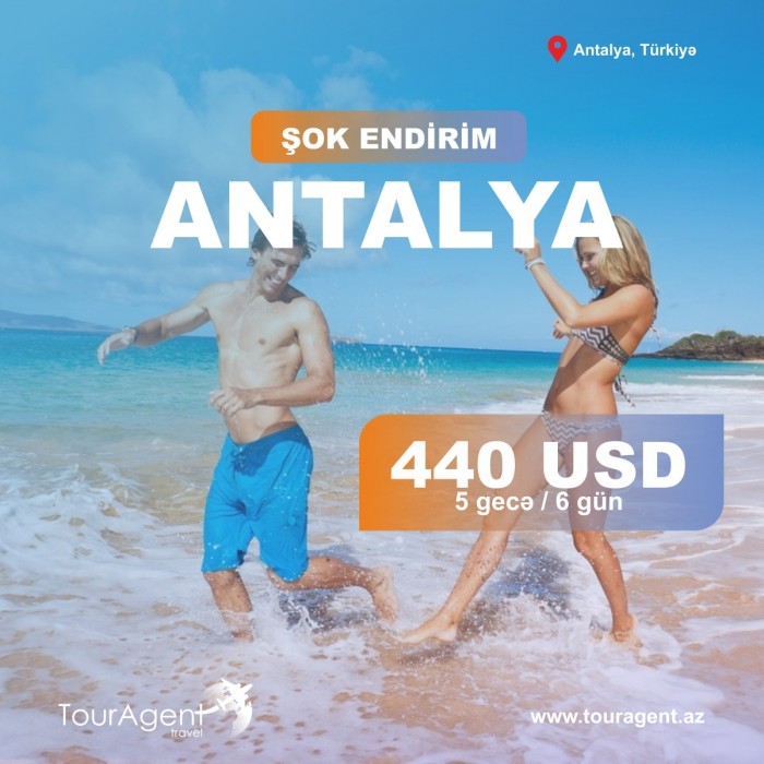Antalya turu 440 USD - 1