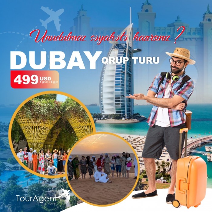 Dubai-Abu Dabi qrup turumuza qoşulun!