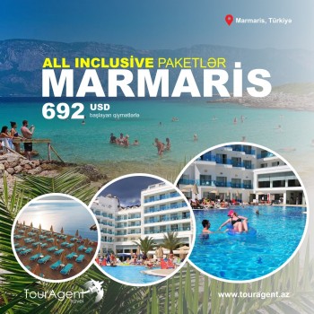 All Inclusive paket şəklində Marmaris turları