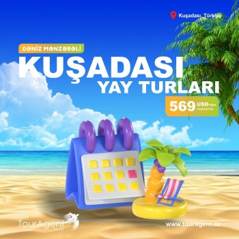 Dəniz mənzərəli otaqda Kuşadası turu